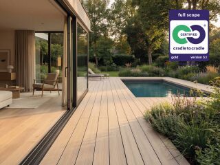 Die Terrasse als selbstverständlicher Teil der Architektur.