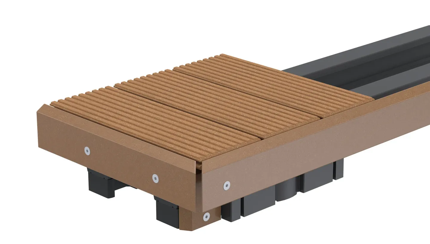 megawood® Unterkonstruktionen für Terrassendielen, Zubehör und Montage megawood® Unterkonstruktionen für Terrassendielen, Zubehör und Montage