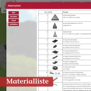 megawood® Terrassenplaner megawood® Terrassenplaner