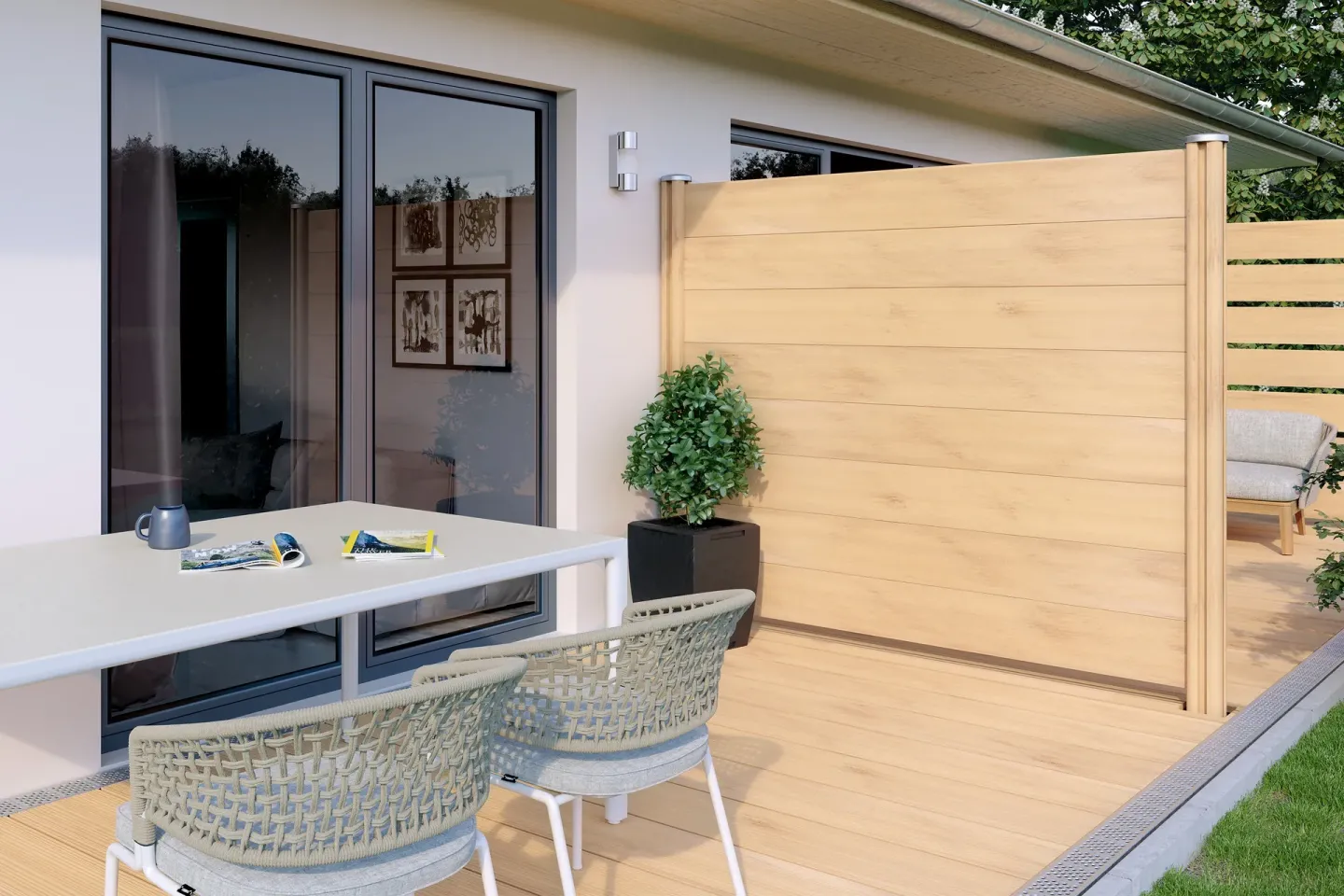 megawood® LIMES Sichtschutz- und Zaunsystem megawood® LIMES Sichtschutz- und Zaunsystem