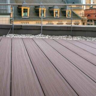 WPC Terrassendielen für Dachterrassen und Flachdächer