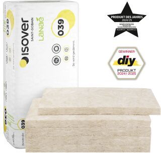 ISOVER Trennwand-Platte Akustic TP 1 Lanaé