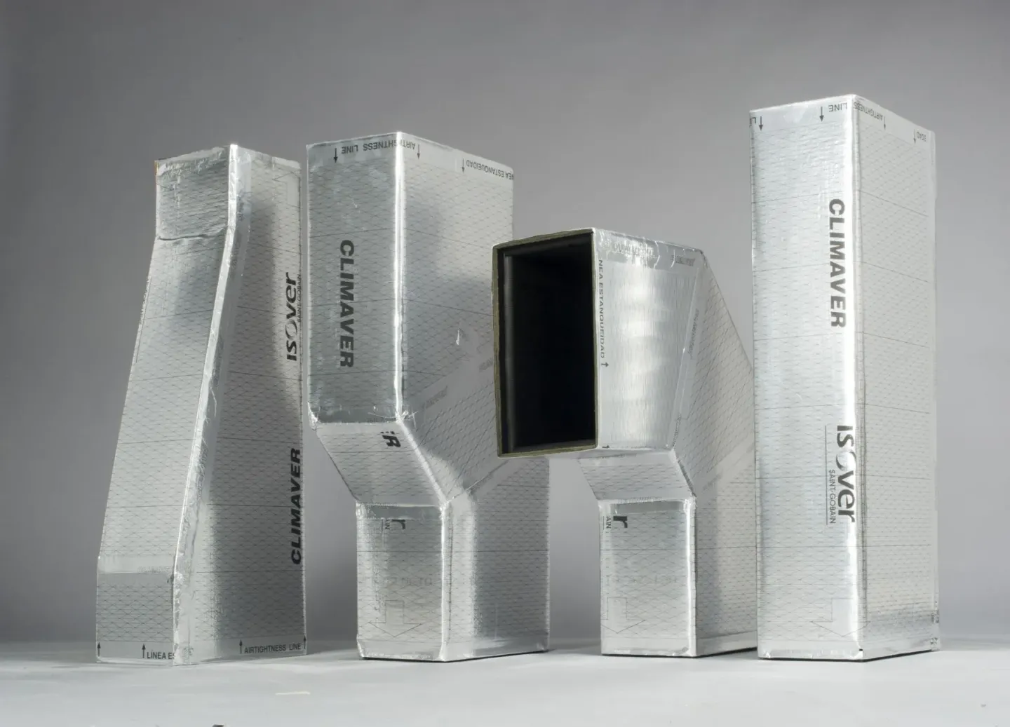 CLIMAVER® A2 neto - Lüftungskanäle aus kaschierten Glaswolle-Dämmplatten CLIMAVER® A2 neto - Lüftungskanäle aus kaschierten Glaswolle-Dämmplatten