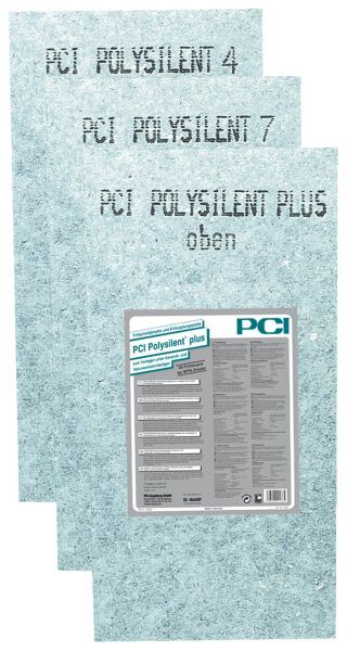 PCI Polysilent® Trittschalldämpfer und Entkopplungsplatte