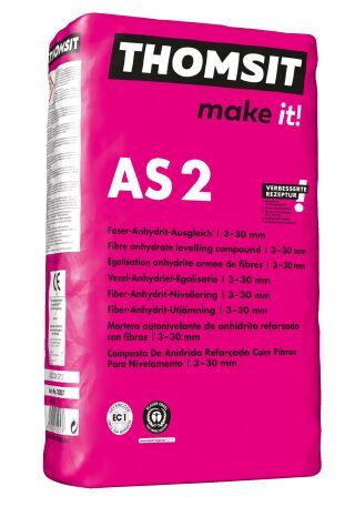 Sika Deutschland - THOMSIT AS 2 Faser-Anhydrit-Ausgleich (3 – 30 mm) (GTIN: 4083200302576, HAN: 30257)
