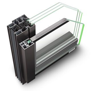 FENSTERSYSTEM HUECK LAMBDA FB 042 WICONA - FENSTERSYSTEM HUECK LAMBDA FB 042