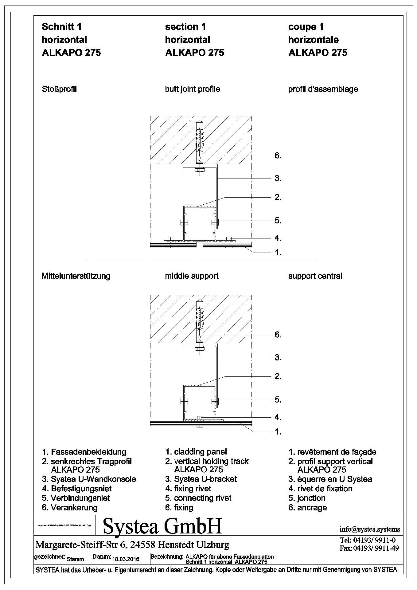 04_ALKAPO für ebene Fassadenplatten