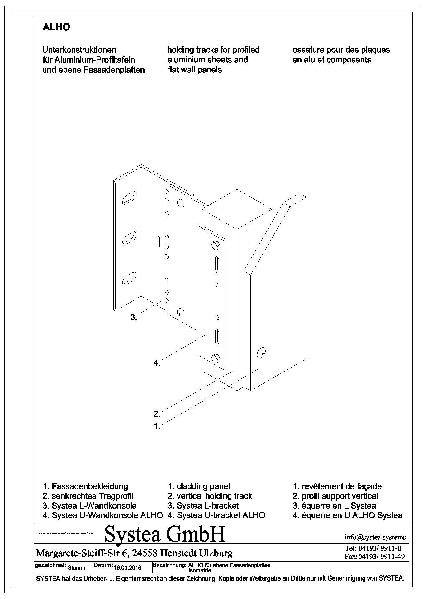 06_ALHO für ebene Fassadenplatten