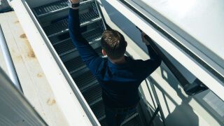 Staka Feste Treppe für Flachdachausstieg Staka - Staka Feste Treppe für Flachdachausstieg