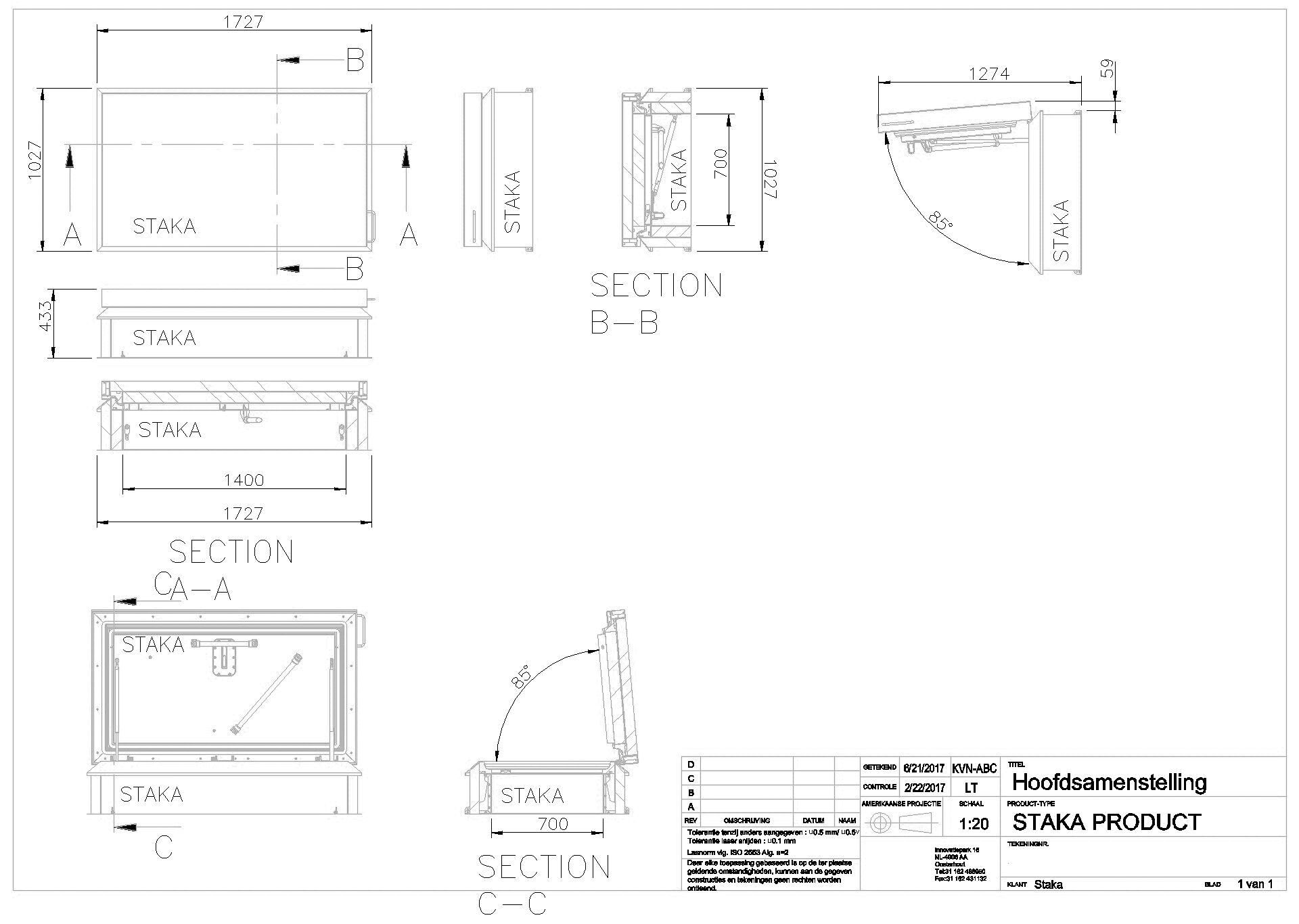 ThermoTop Flachdachausstieg 1400 x 700