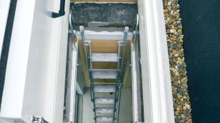 Staka Scherentreppe für Flachdachausstieg Staka - Staka Scherentreppe für Flachdachausstieg