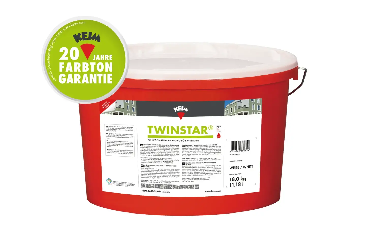KEIM Twinstar® - Die erste 2in1-Beschichtung für Fassaden KEIM Twinstar® - Die erste 2in1-Beschichtung für Fassaden
