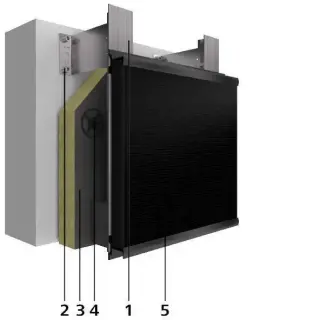 Fassadensystem StoVentec Photovoltaics Inlay Fassadensystem StoVentec Photovoltaics Inlay