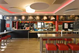 Schallabsorbierende Deckensegel  StoSilent Modular Schallabsorbierende Deckensegel  StoSilent Modular