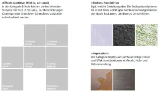 StoSignature Individuelle Putzfassaden StoSignature Individuelle Putzfassaden