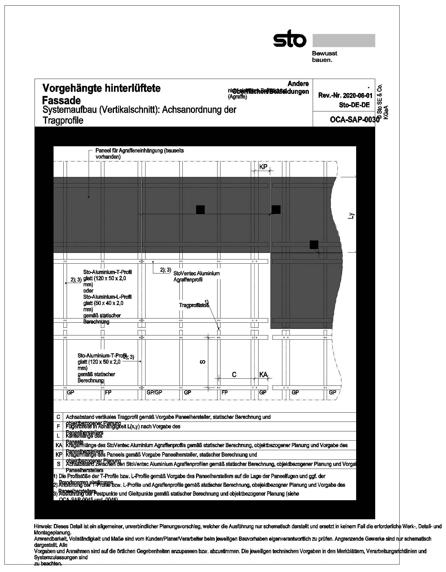 Sto - Andere Oberflächen_Bekleidungen, nicht sichtbare Befestigung (Agro-Wandhalter PH