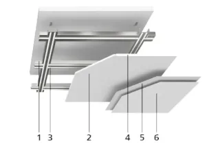 Akustiplattensystem StoSilent Distance