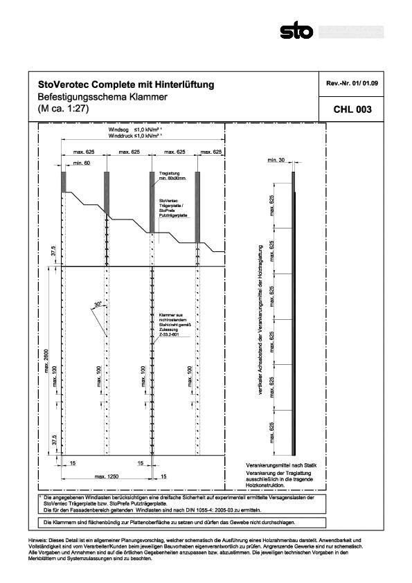 StoVentec Complete, Holzrahmenbau