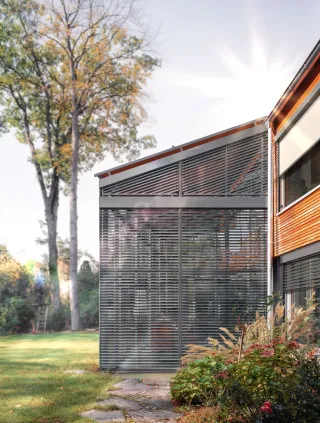 Tageslichtmanagement mit Raffstore Tageslichtmanagement mit Raffstore