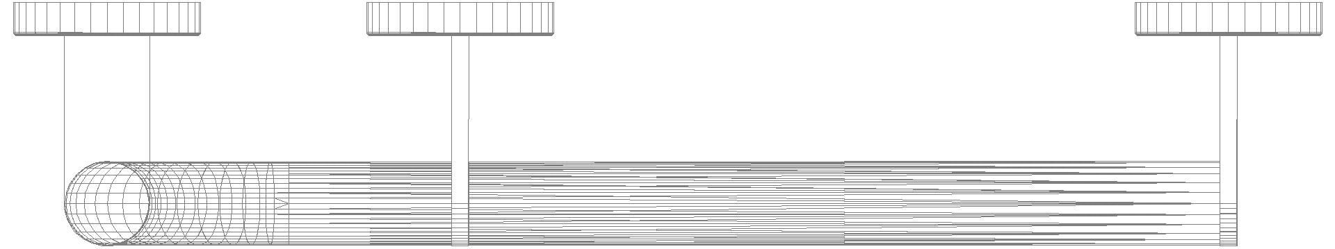 HEWI Winkelgriff,d:30, A1:900, W1:400, re, plvb schw tma