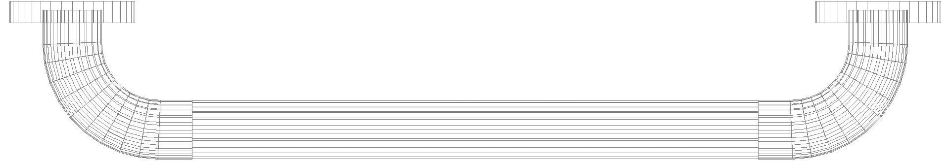 HEWI Garderobenstange stahlblau