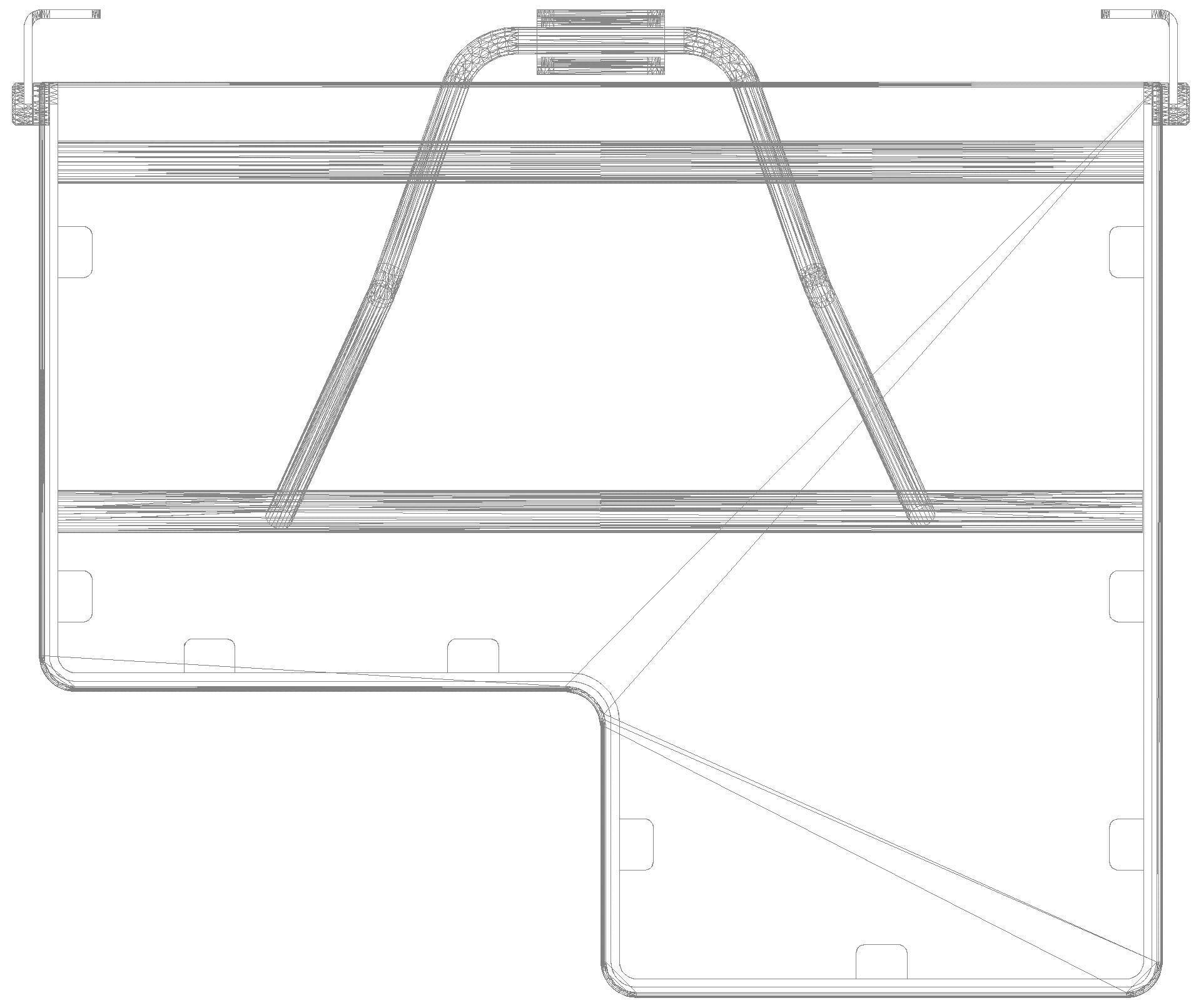 HEWI Duschklappsitz, L-förmig (USA), li, chrom,B:26 inch,T:22 13/16 inch
