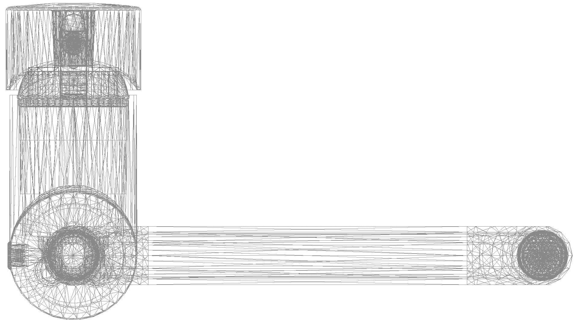 HEWI Einhebel-Waschtischmischer, verchromt, Rundrohr D 20