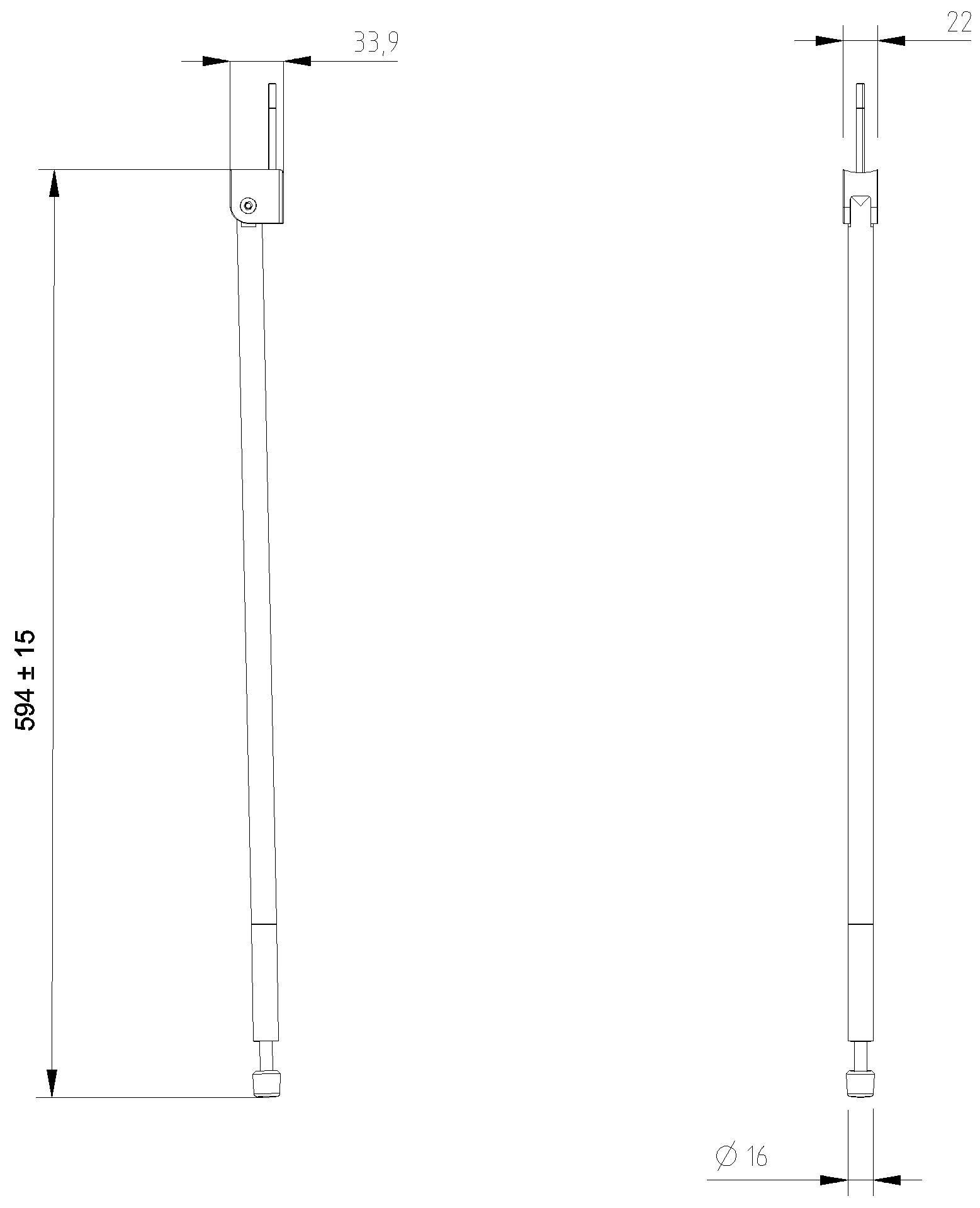 HEWI Bodenstütze,f.Höhe 680, m.Aufrüsts. WC-Spül(Funk) LS,XA anthrazgr hgl