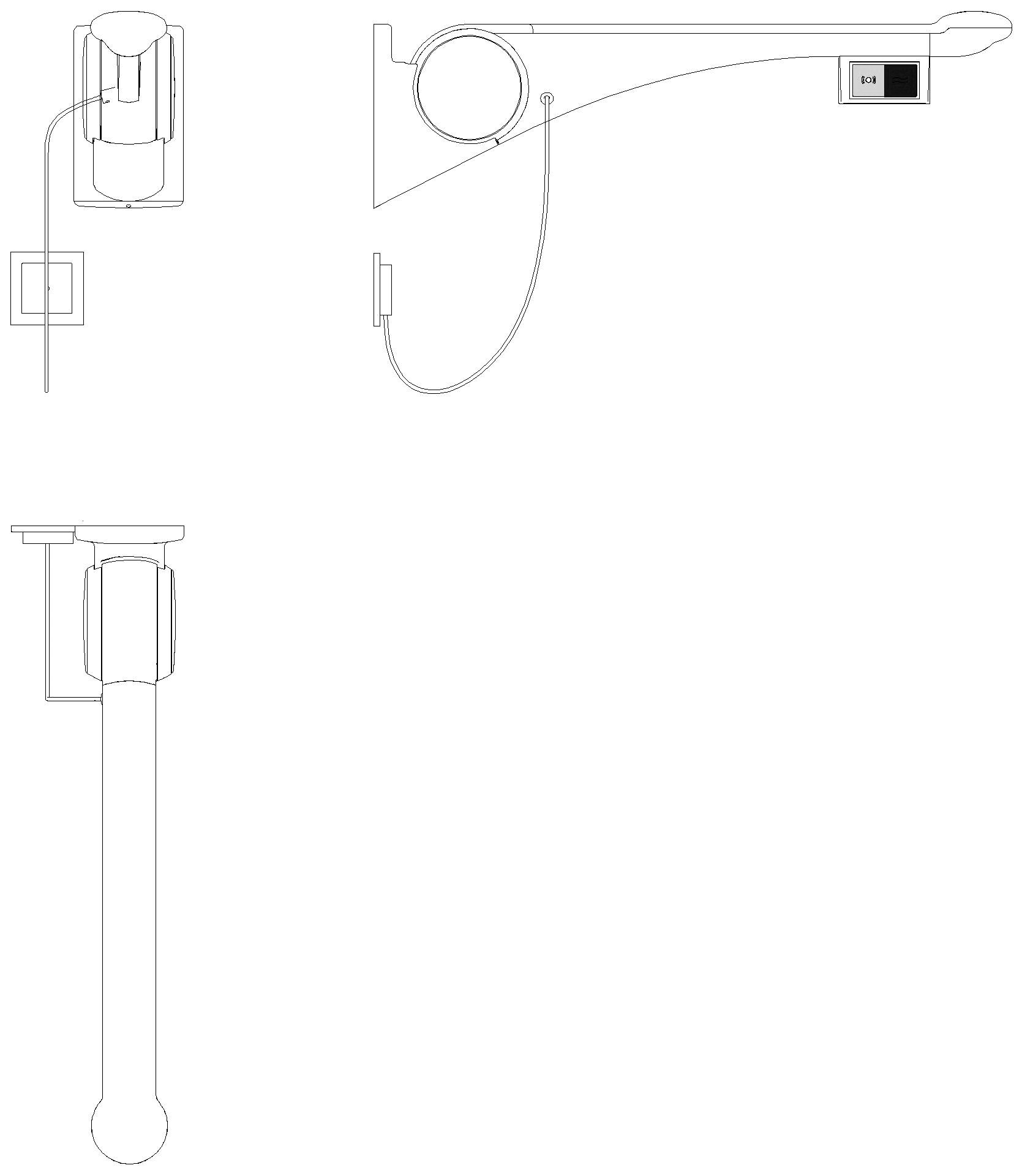 HEWI Stützklappgriff Premium,700 mm, li Spül/FT(E-Ausf.) anthr hgl-wem
