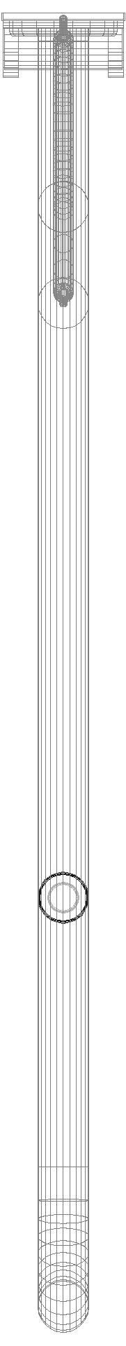 HEWI Stützklappgriff drehb. Ser 801, WC-Spülung, L:850mm sand