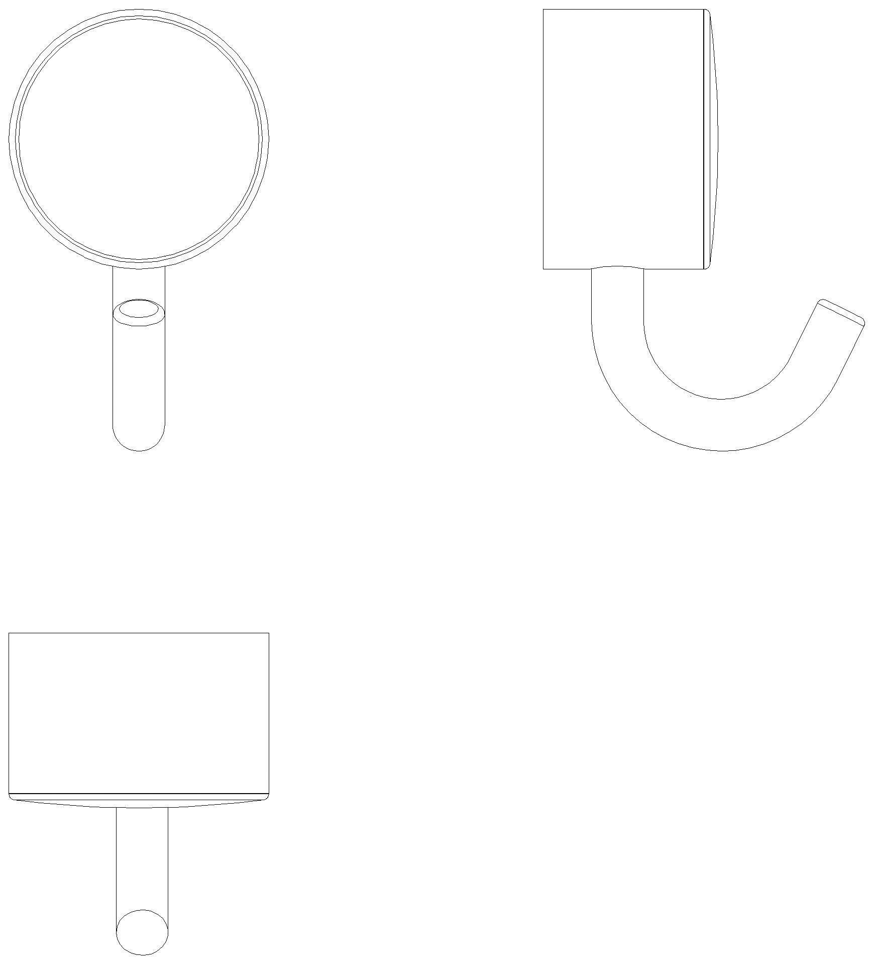 HEWI Haken System 815 Edst.,swm,Klebebef. schw tma