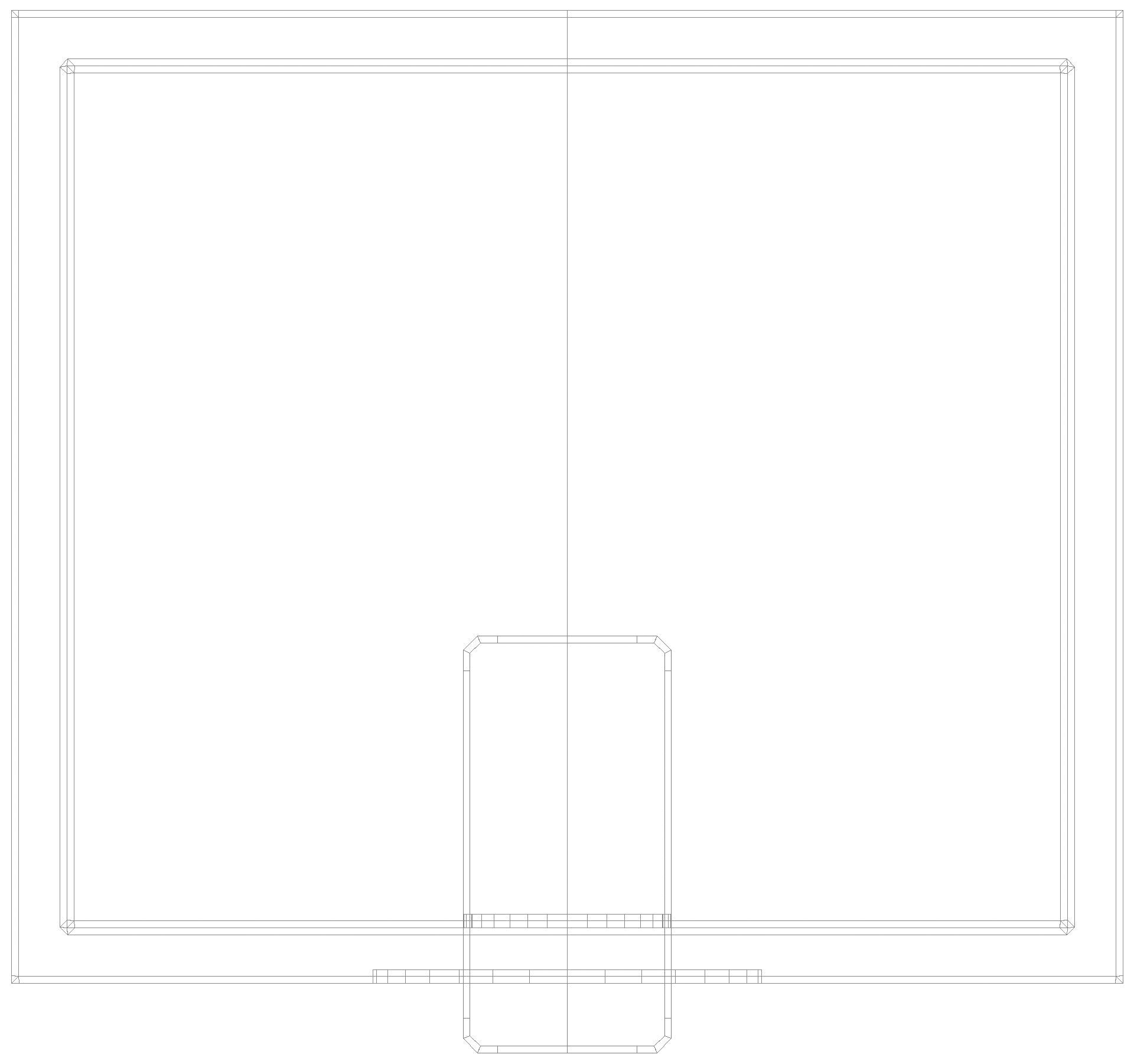 HEWI Hygienekombination Edelstahl spiegelpoliert (Chromoptik)