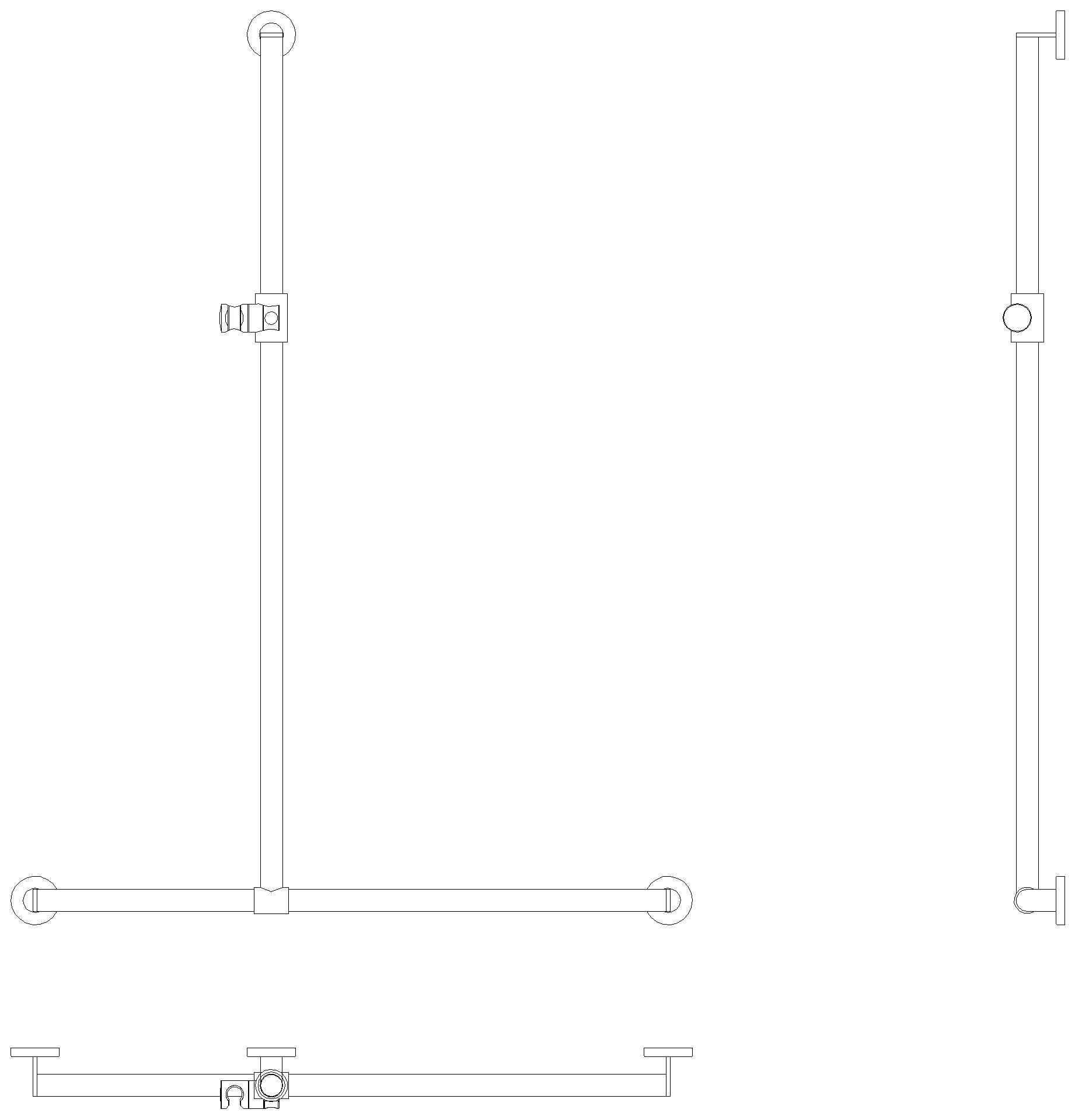 HEWI DUHA, d:32, A1:1250. W1:914, plvb, Br.H. Kst. dgrau tiefmatt