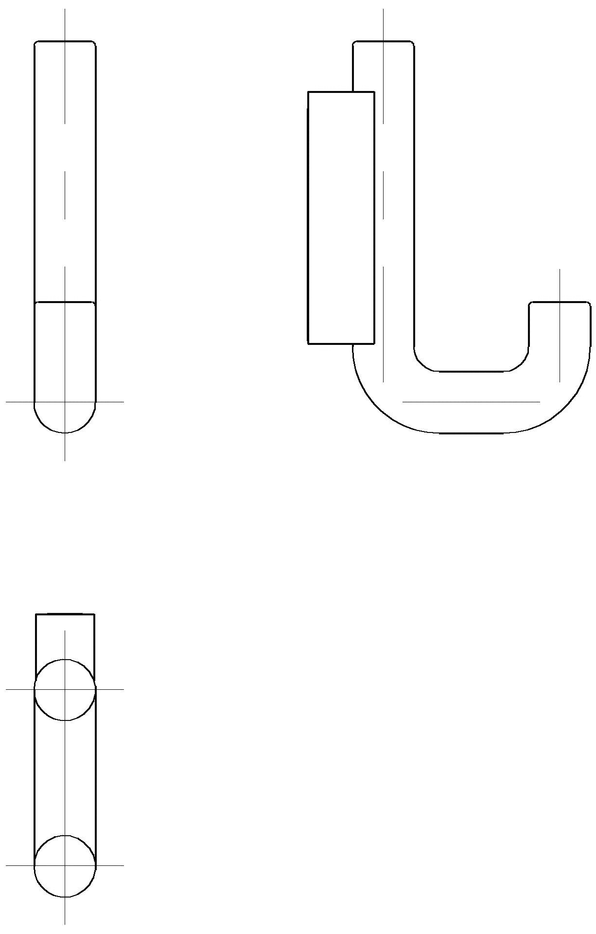 HEWI Einzelhaken Ser 480, PVD schwarzchr glzd
