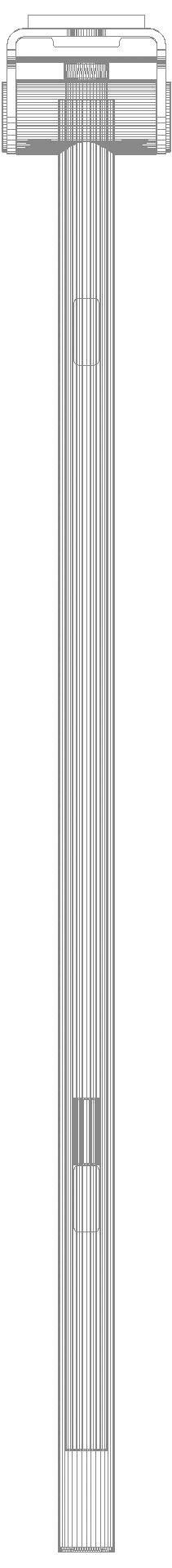 HEWI mob.SK-Griff Duo (A),li,900,WC-Spül (Funk),chrom