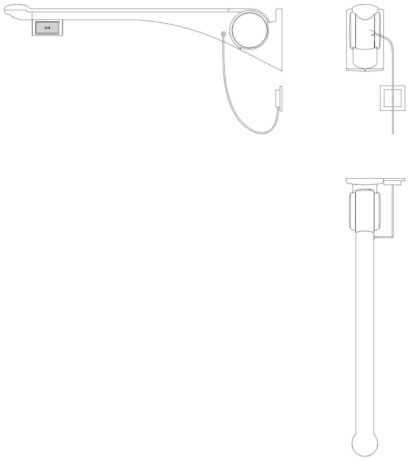 HEWI Stützklappgriff Premium,900 mm, re Funktaste(E-Ausf.) anthr hgl-wem