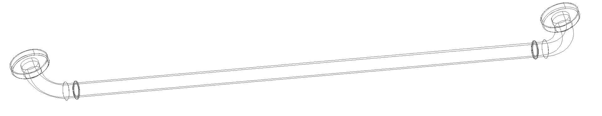 HEWI Haltegriff Ser 801 d:33, AM:1000mm, BM211.2 senfgelb
