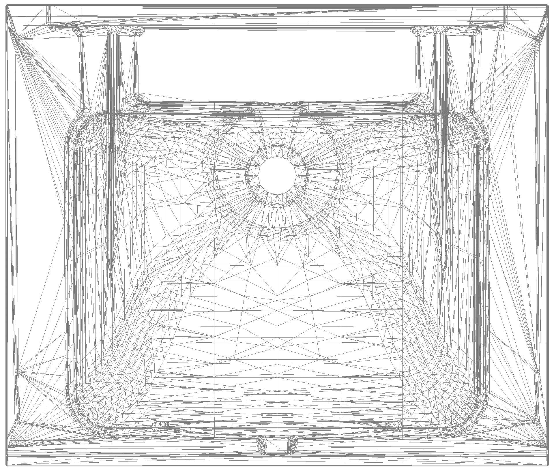 HEWI Waschtisch S-Form, modular, 650x550mm, o.HL