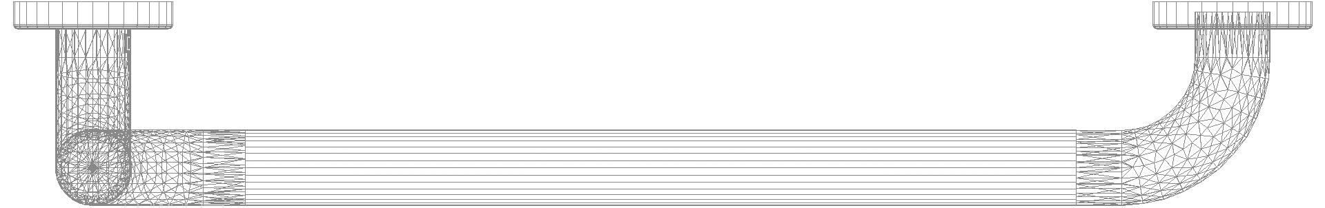 HEWI Winkelgriff Ser 805, Edelstahl, d:33mm, AM:1000mm W:500mm rechts