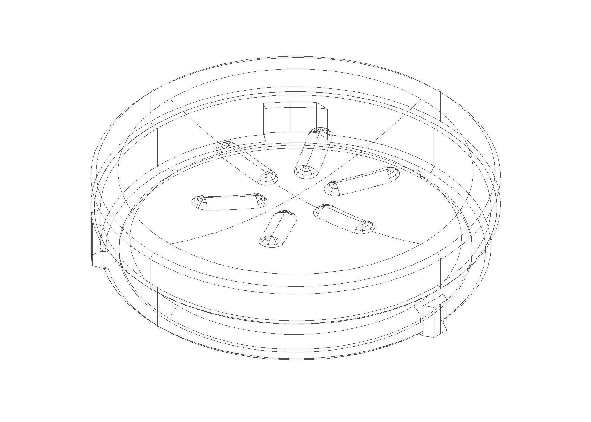 HEWI Seifenablagen-Einsatz Ser 477, d:115mm, matt weiß