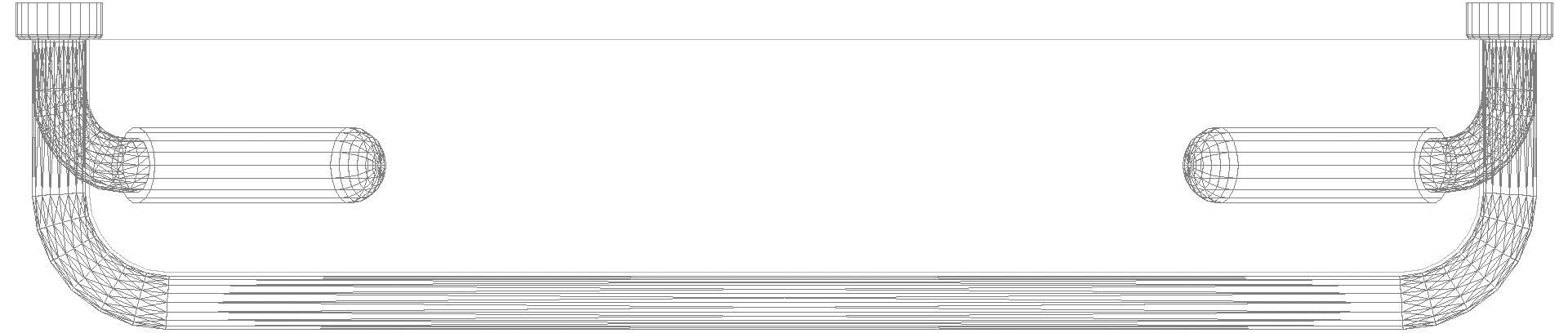 HEWI Spiegelablage LifeSystem, m. Haltegriffen signalweiß