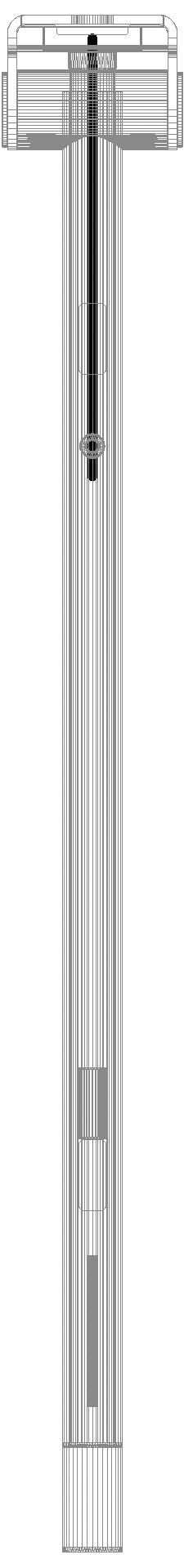 HEWI SK-Griff Duo (A),re,PRH,850,WC- Spül(E-Ausf.),PVD messing gebü.