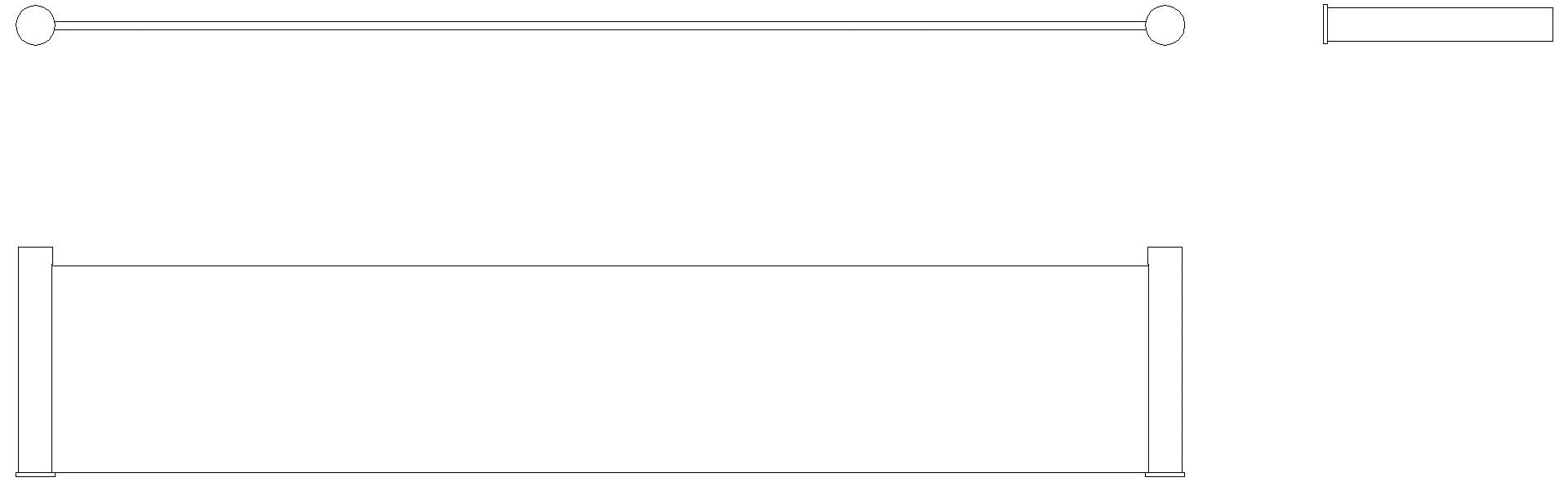 HEWI Ablage Sys 162, Edelstahl, B:600mm, Glasplatte
