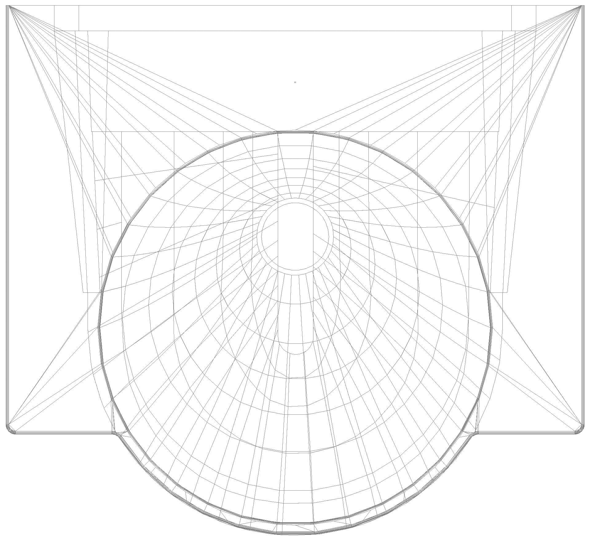 HEWI Waschtisch, 600 x 550mm, o. Überlauf, o. Hahnloch