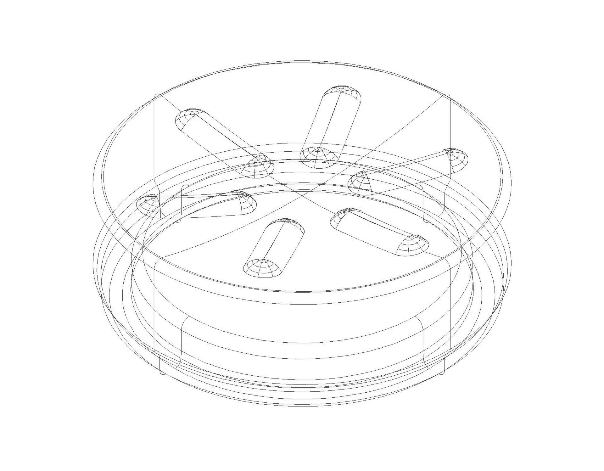 HEWI Seifenablagen-Einsatz Ser 477, d:74mm, matt weiß