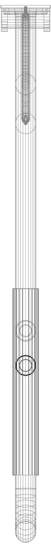 HEWI SK-Griff Ser 801 E-Ausf., FKT/WC-Spül/Armp.,L850 anthrazgr