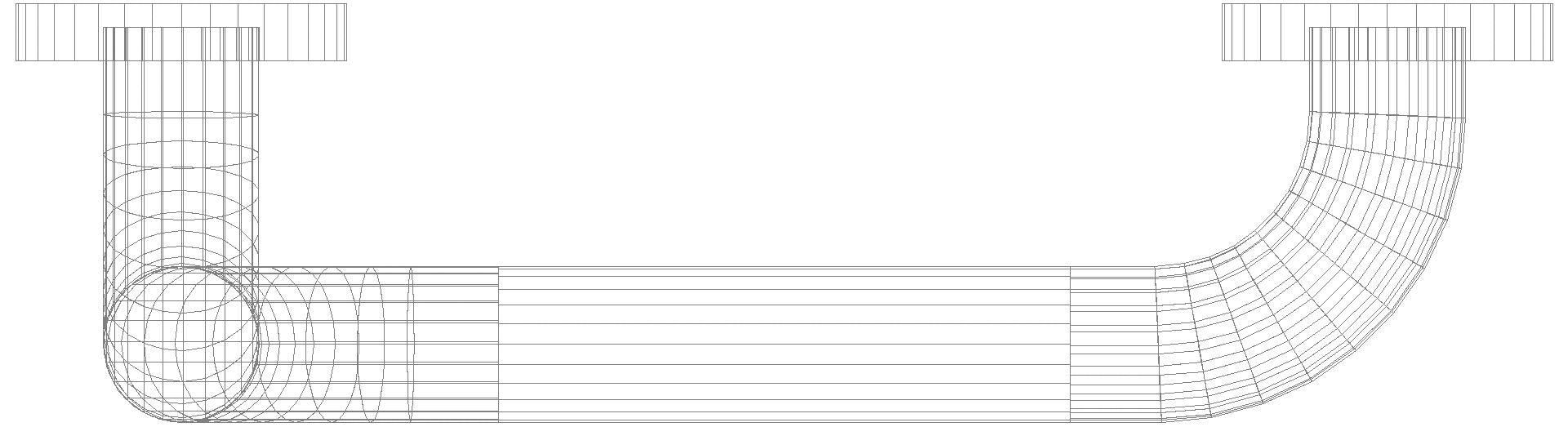 HEWI Winkelgriff Ser 801, matt, d:33, AM:255mm, W:255mm reinweiß