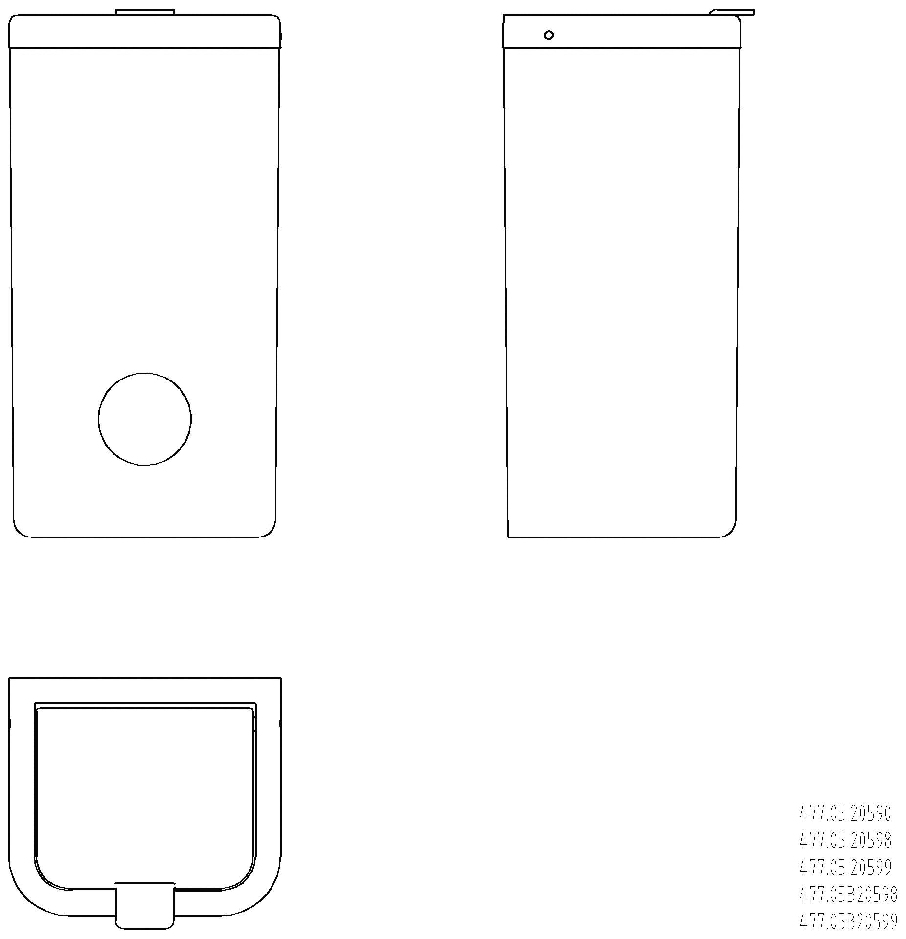 HEWI Hygienekombination Korpus Fb 98, Rahmen maigrün