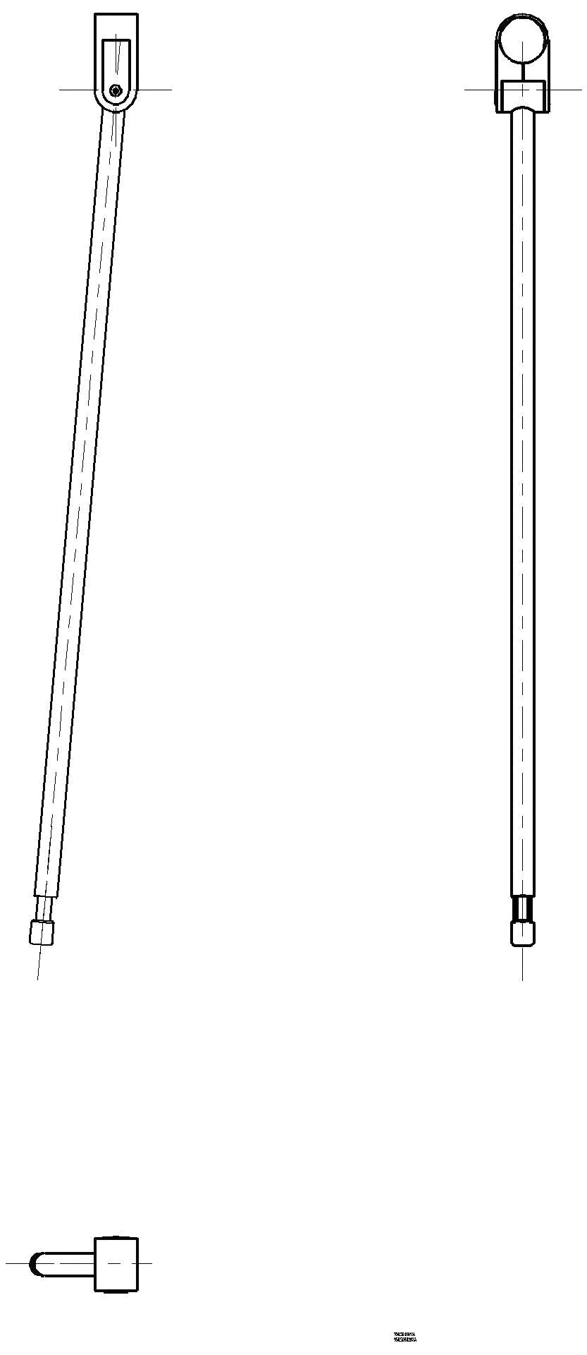 HEWI Bod-St. f.SKG 801.50.,L:647mm, Edst., Anb.farb. apfelgrün