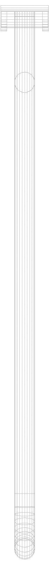 HEWI SK-Griff Ser 805, Edelstahl, drehbar, L:900mm